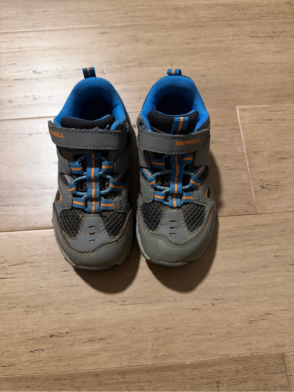 Merrell Kids' Gray & Blue trail chaser little kids size 9M